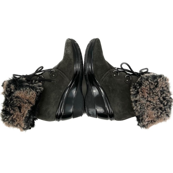 Aquatalia “Brass” Fold Down Wedge Boots - Size 9 - Picture 9 of 13